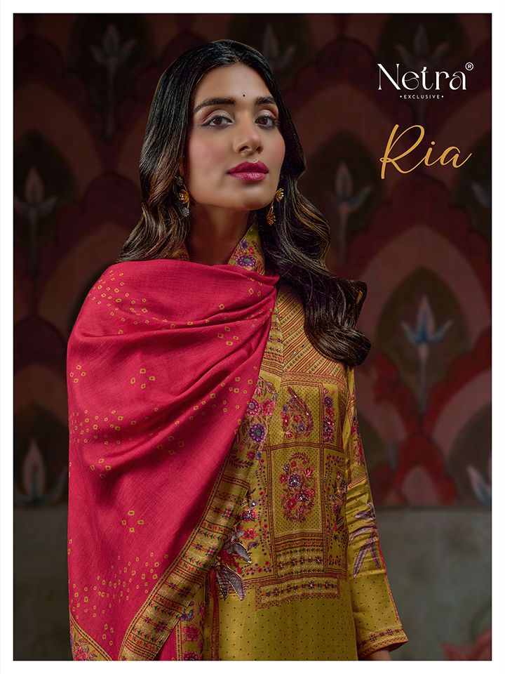 Ria Netra Cotton Pant Style Suits Exporter India