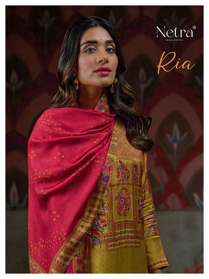 Ria Netra Cotton Pant Style Suits Exporter India