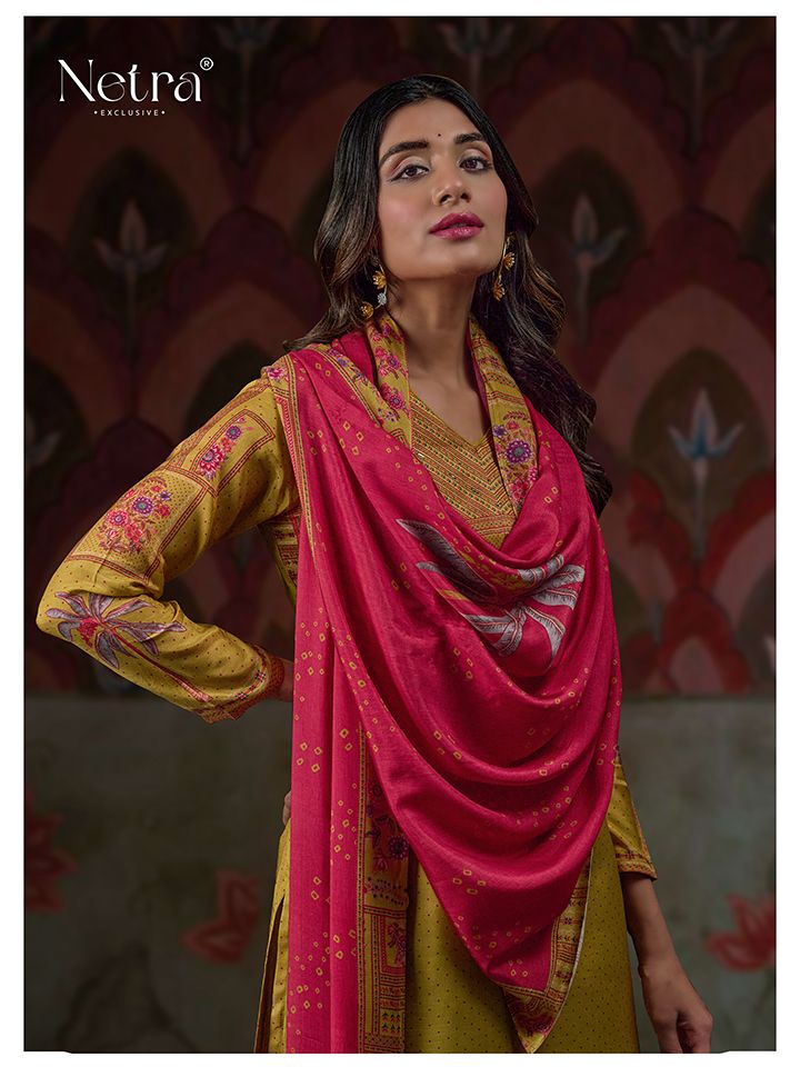 Ria Netra Cotton Pant Style Suits Exporter India