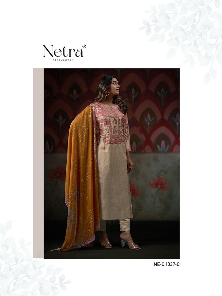 Ria Netra Cotton Pant Style Suits Exporter India