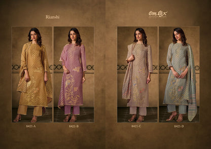Rianshi Omtex Silk Pant Style Suits Manufacturer India