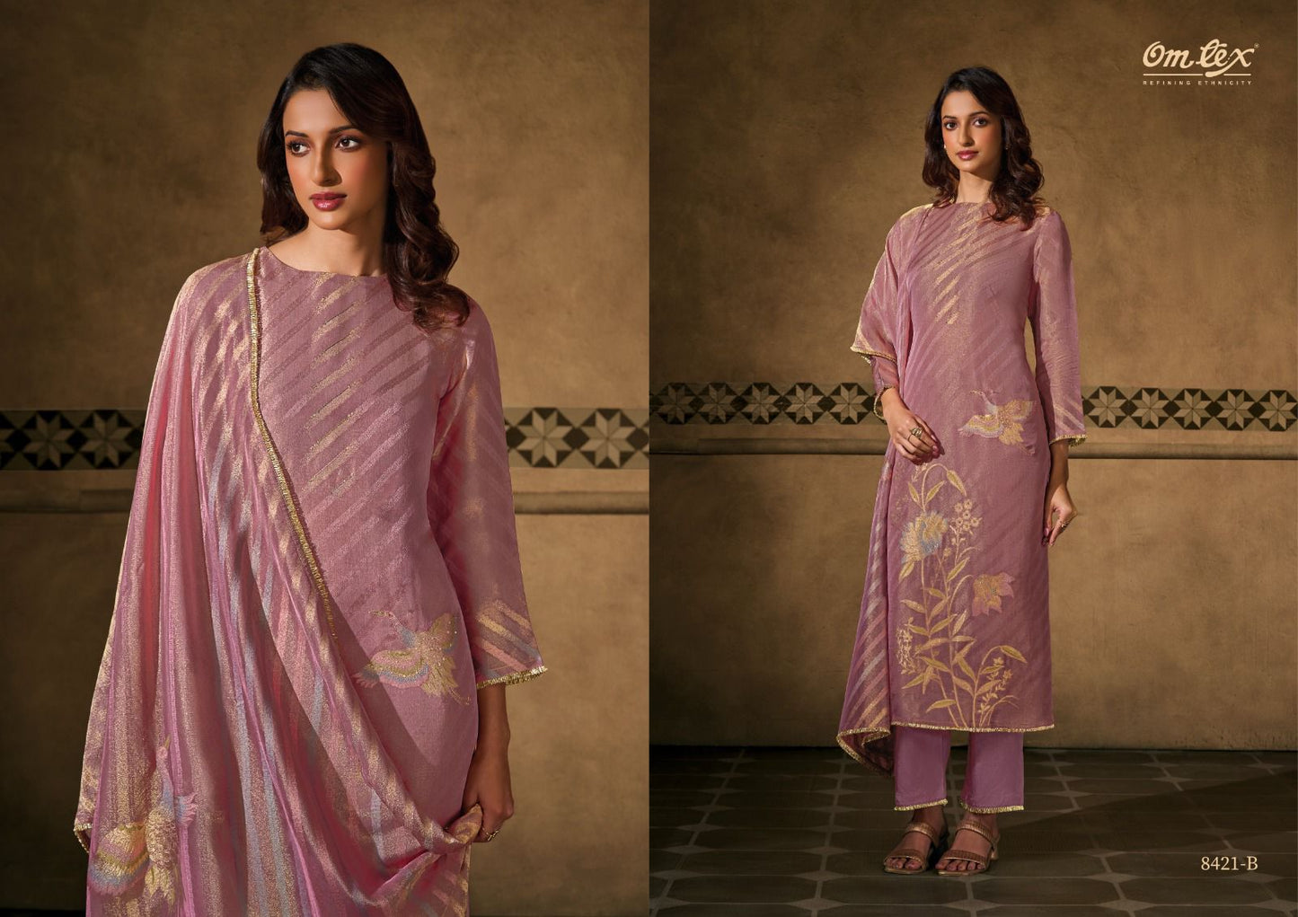 Rianshi Omtex Silk Pant Style Suits Manufacturer India