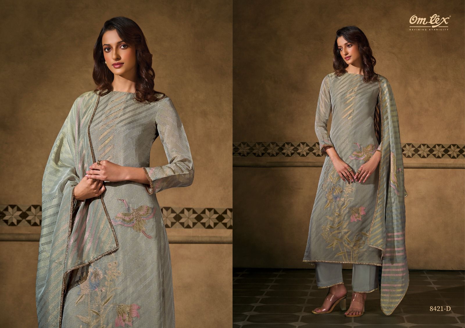 Rianshi Omtex Silk Pant Style Suits Manufacturer India