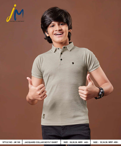 Rib Jm 165 Jackey N Mickey Lycra Boys Tshirt Manufacturer India