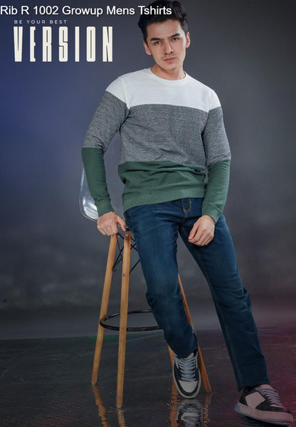 Rib R 1002 Growup Knit Mens Tshirts Exporter Ahmedabad