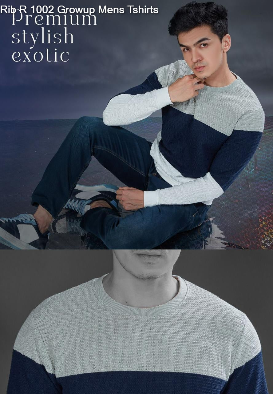 Rib R 1002 Growup Knit Mens Tshirts Exporter Ahmedabad