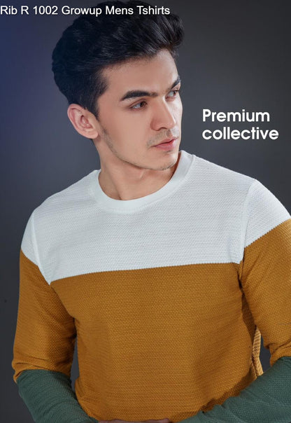 Rib R 1002 Growup Knit Mens Tshirts Exporter Ahmedabad