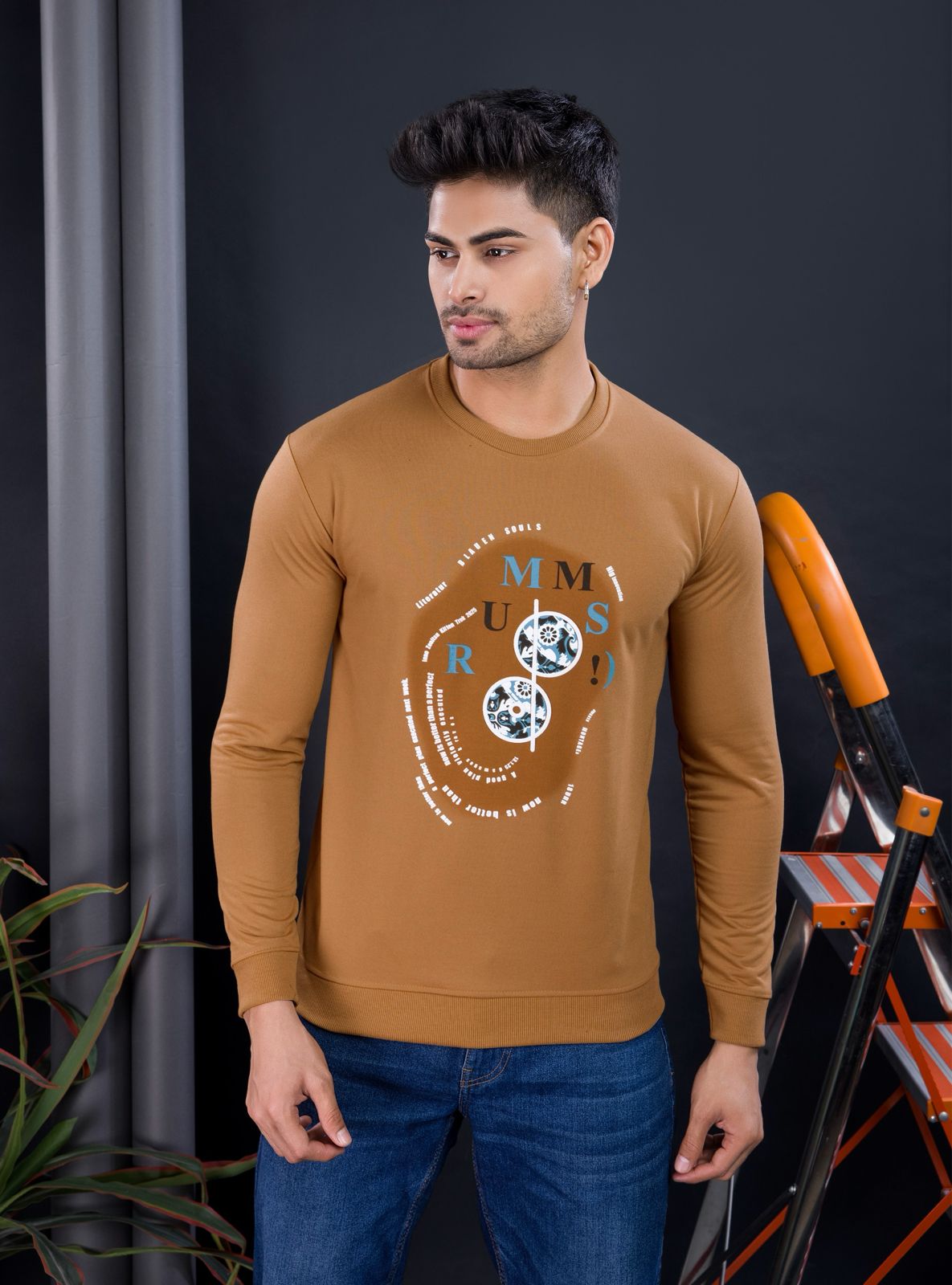 Rib Vol 2465-2470 High Density Cotton Looper Mens Tshirts Manufacturer India