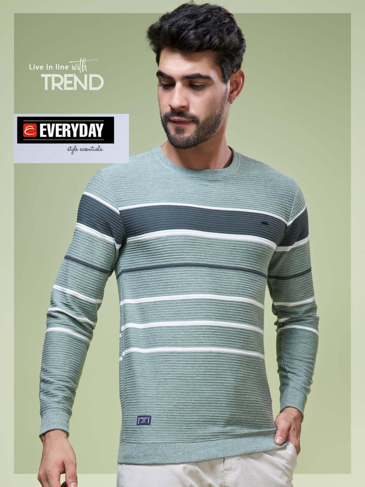 Rib Vol 699 Everyday Knit Mens Tshirts Wholesale Price