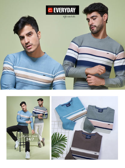 Rib Vol 699 Everyday Knit Mens Tshirts Wholesale Price