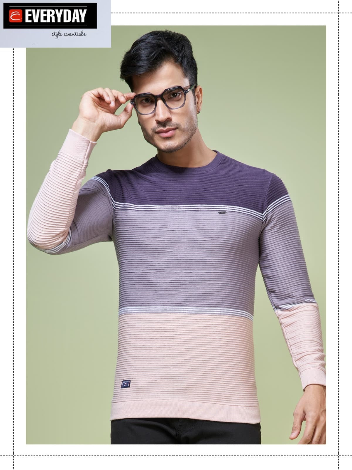 Rib Vol 699 Everyday Knit Mens Tshirts Wholesale Price