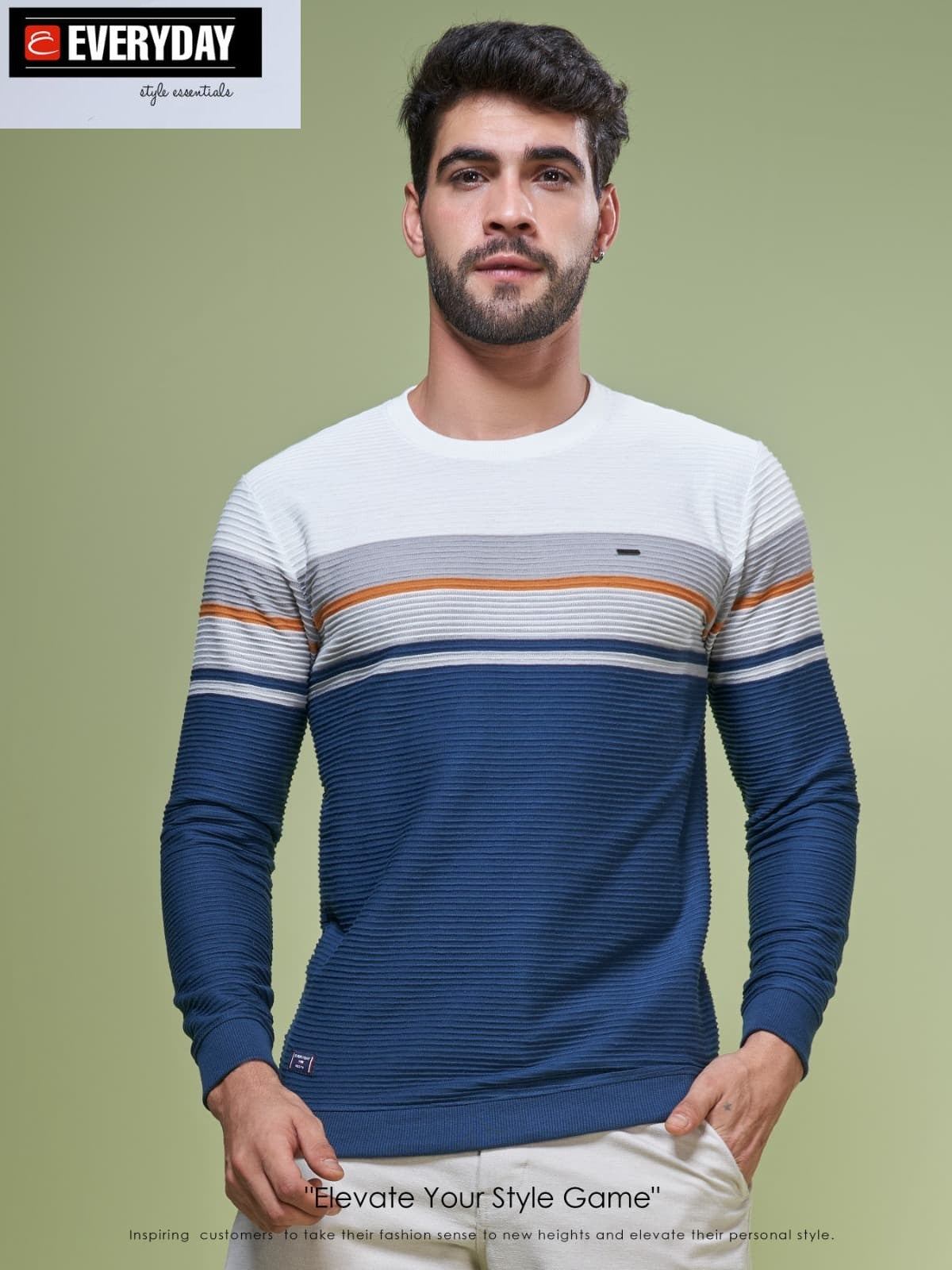 Rib Vol 699 Everyday Knit Mens Tshirts Wholesale Price