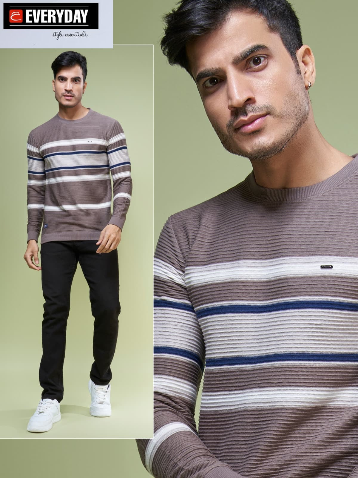 Rib Vol 699 Everyday Knit Mens Tshirts Wholesale Price