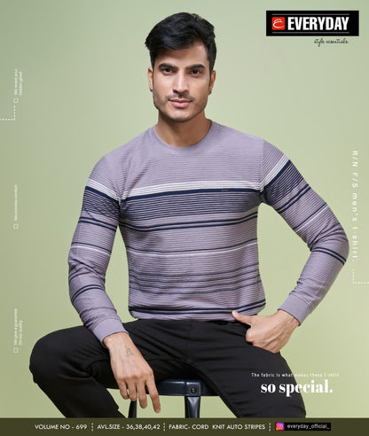 Rib Vol 699 Everyday Knit Mens Tshirts Wholesale Price