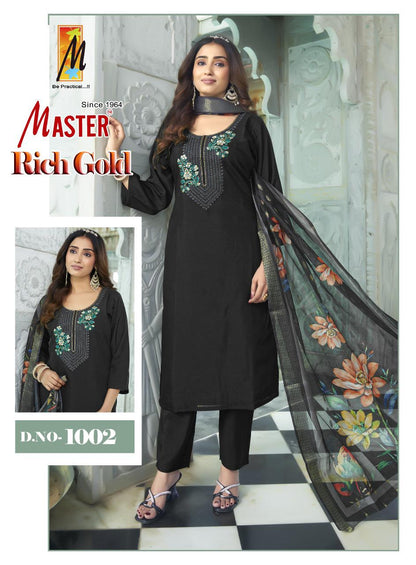 Rich Gold Master Roman Silk Readymade Pant Style Suits Supplier