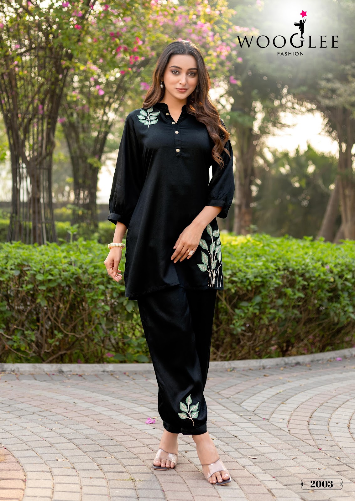 Rich Look Wooglee Viscose Satin Co Ord Set Manufacturer India