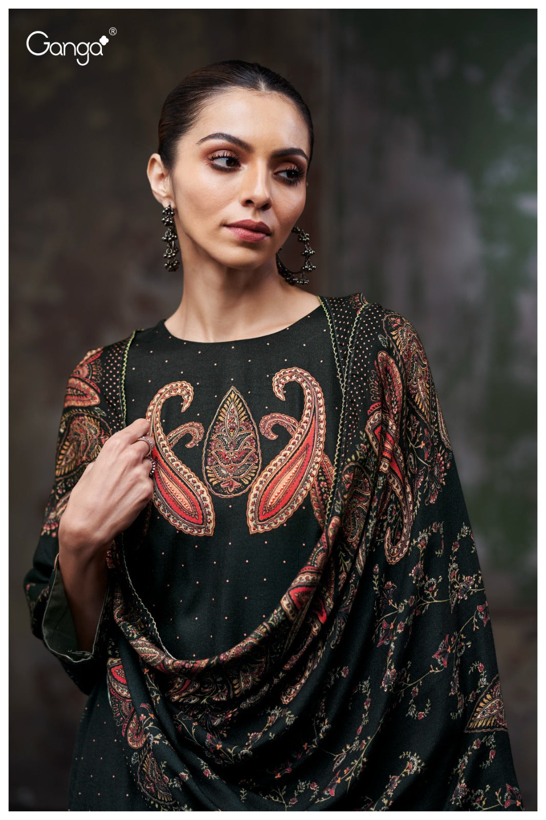 Richa 3734 Ganga Pashmina Suits Wholesaler Gujarat