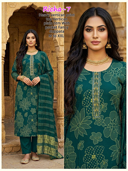 Richa Infinity Vertican Readymade Pant Style Suits Manufacturer India