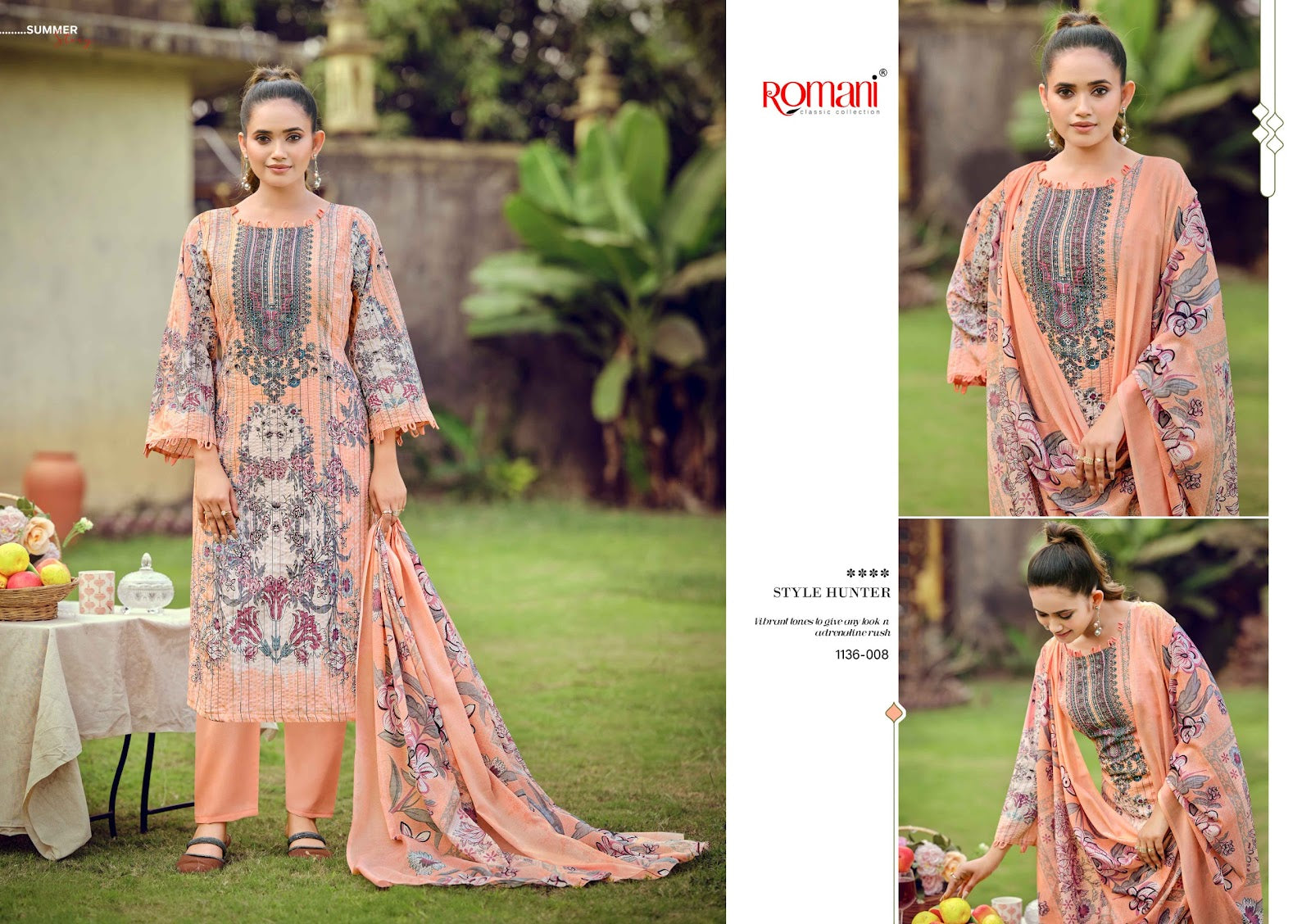 Richa Romani Cotton Karachi Readymade Suits Wholesale