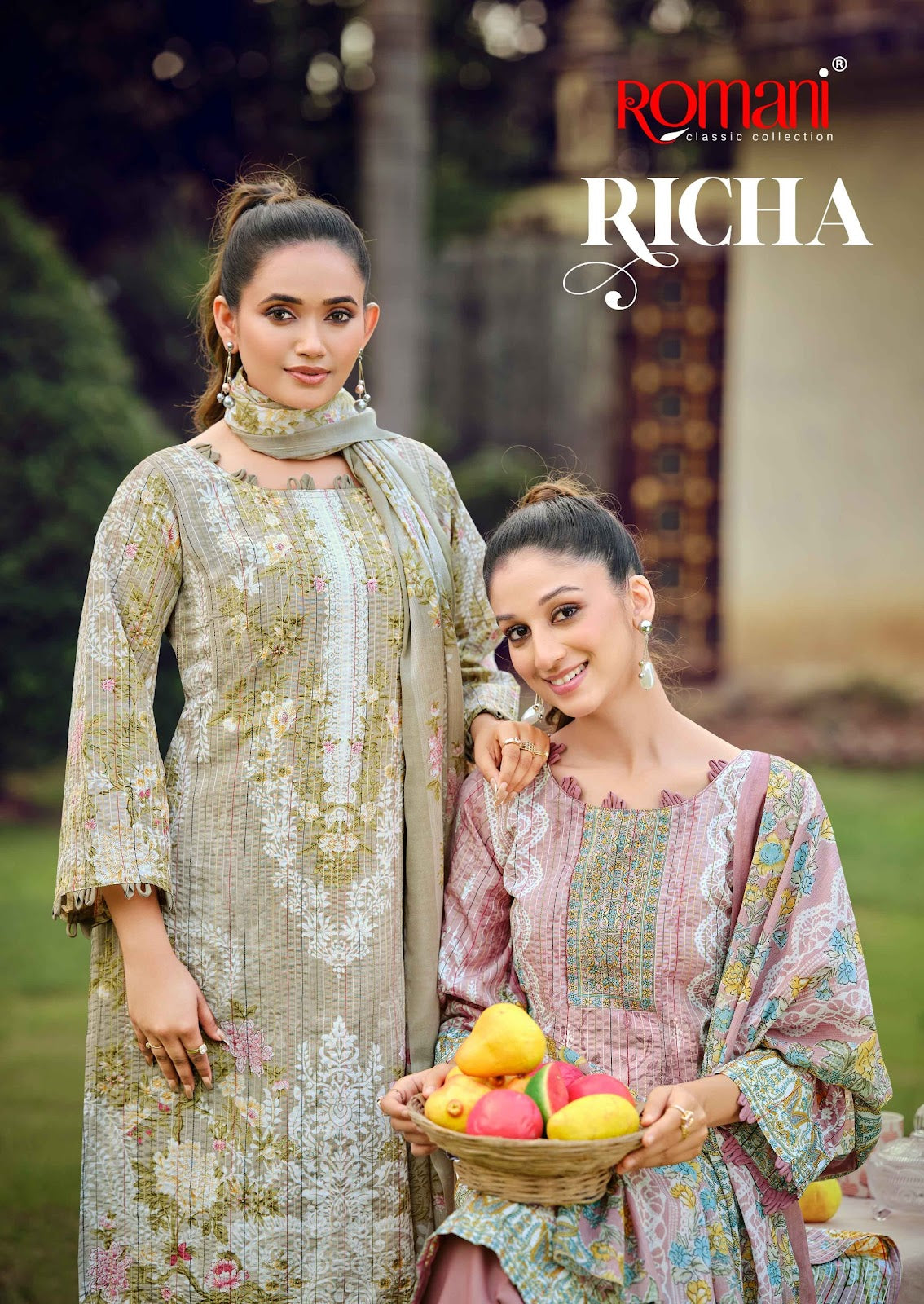 Richa Romani Cotton Karachi Readymade Suits Wholesale