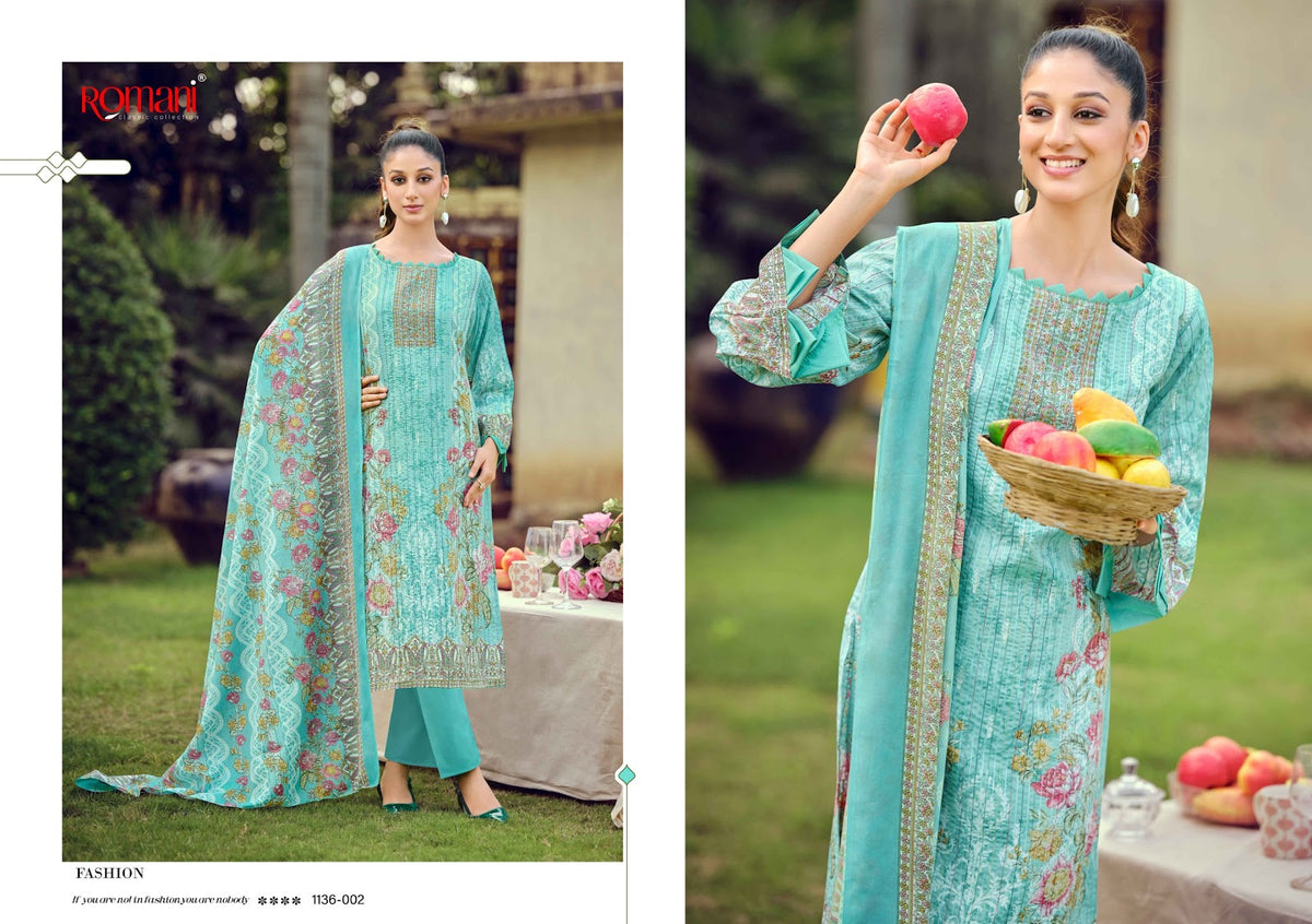 Richa Romani Cotton Karachi Readymade Suits Wholesale