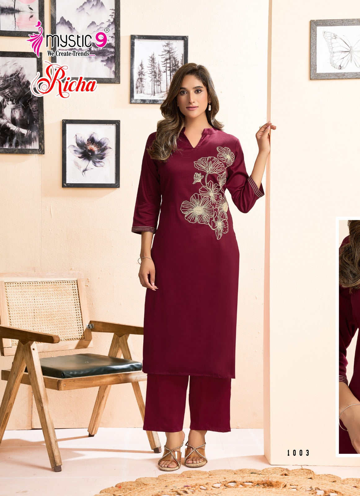 Richa Vol 1 Mystic 9 Satin Co Ord Set Supplier Ahmedabad