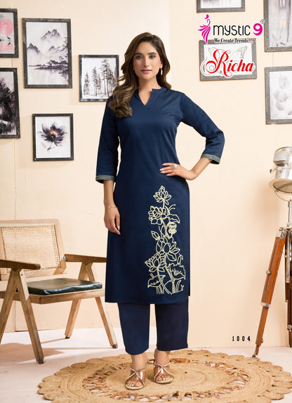 Richa Vol 1 Mystic 9 Satin Co Ord Set Supplier Ahmedabad