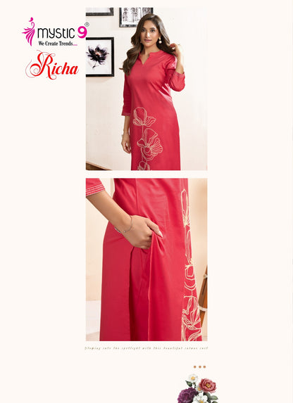 Richa Vol 1 Mystic 9 Satin Co Ord Set Supplier Ahmedabad