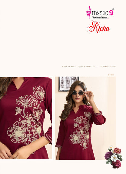 Richa Vol 1 Mystic 9 Satin Co Ord Set Supplier Ahmedabad