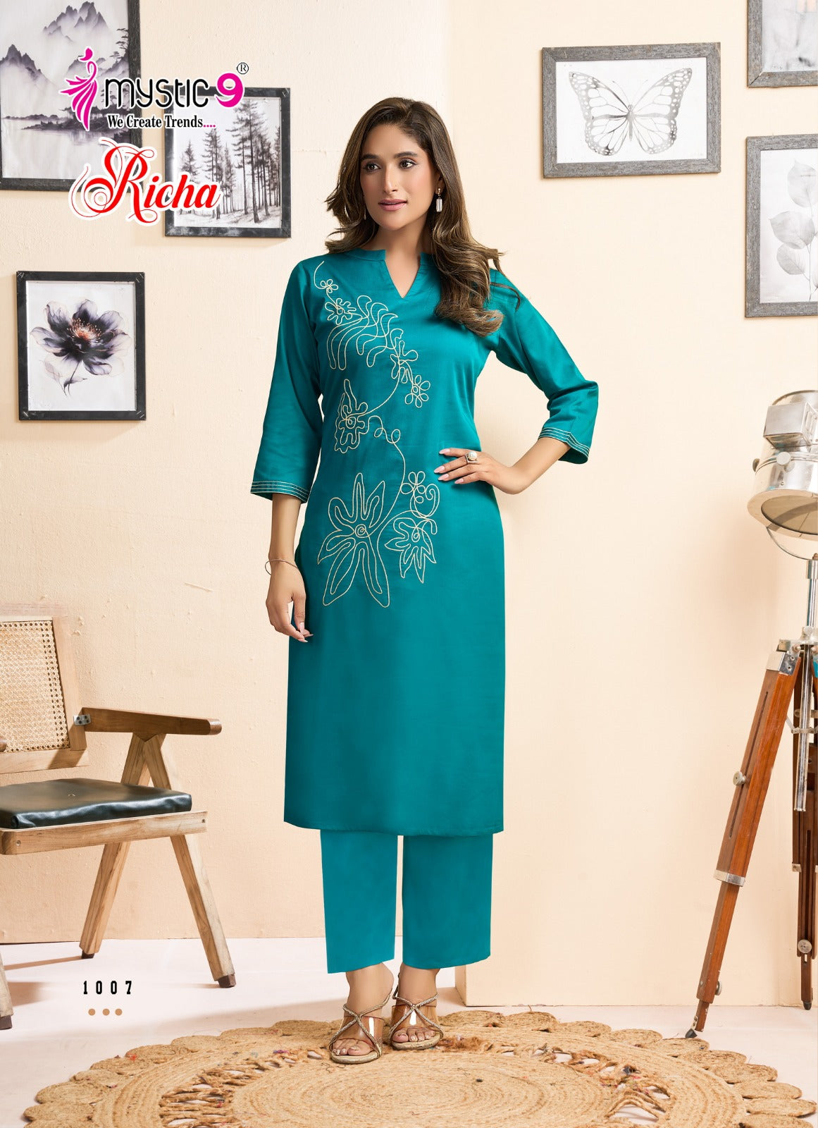 Richa Vol 1 Mystic 9 Satin Co Ord Set Supplier Ahmedabad