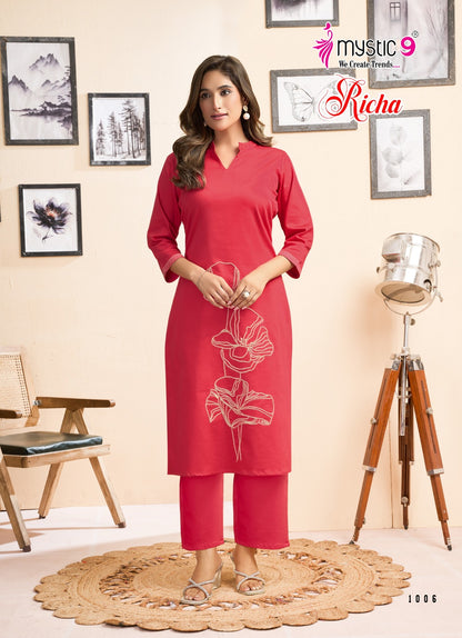 Richa Vol 1 Mystic 9 Satin Co Ord Set Supplier Ahmedabad