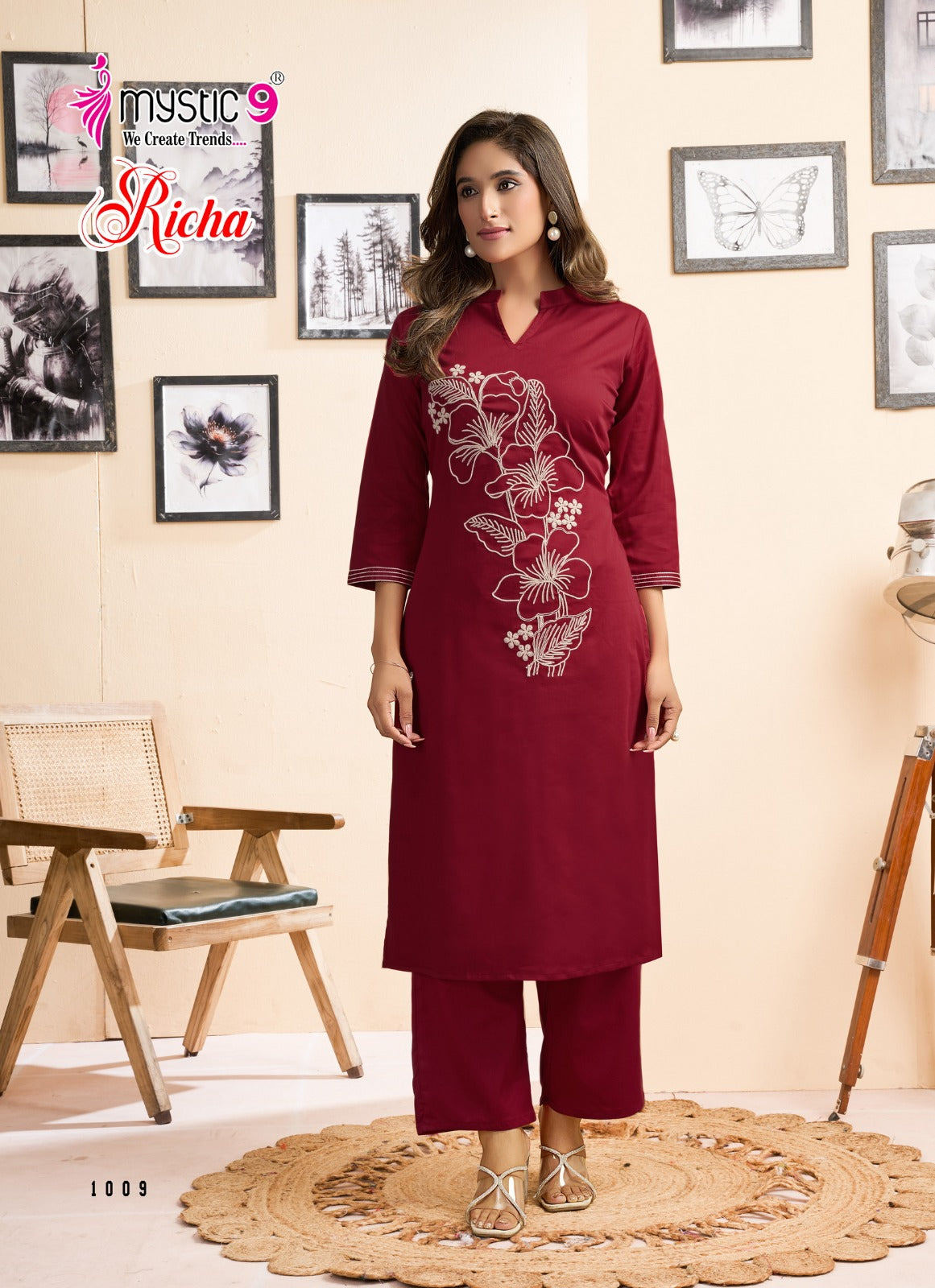 Richa Vol 1 Mystic 9 Satin Co Ord Set Supplier Ahmedabad