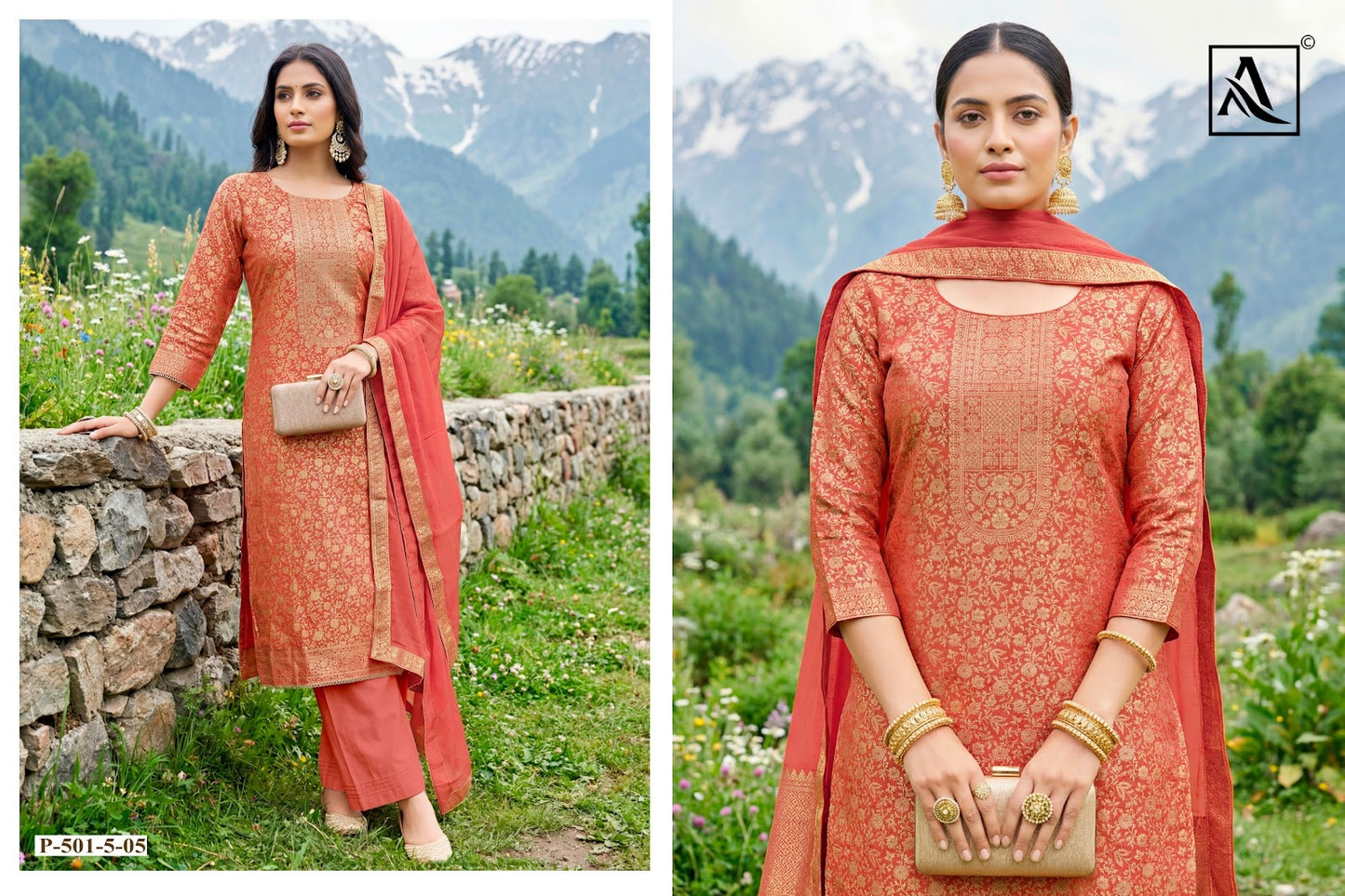 Richi Rich Alok Simmer Pant Style Suits Supplier