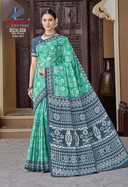 Richlook Vol 19 Lakhani Cotton Sarees Exporter Gujarat