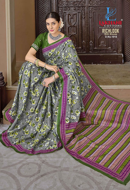 Richlook Vol 19 Lakhani Cotton Sarees Exporter Gujarat