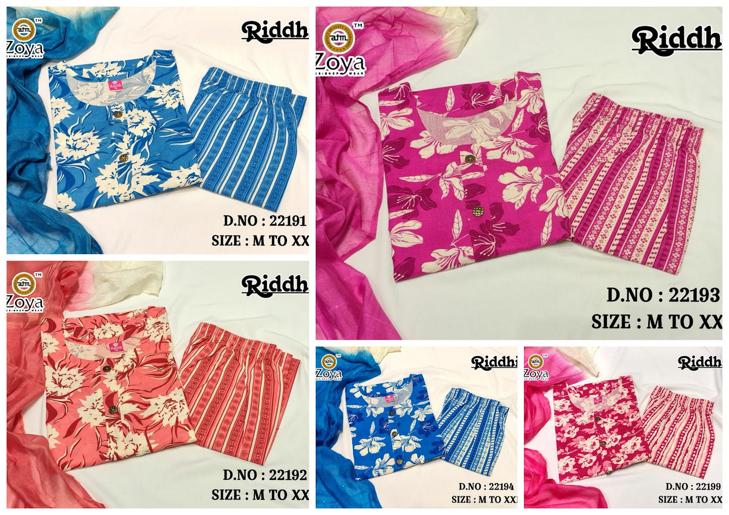 Riddhi 1006 Zoya Rayon Readymade Pant Style Suits Supplier Ahmedabad