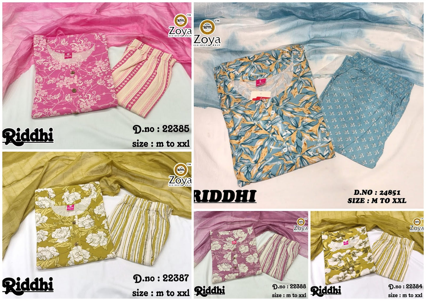 Riddhi 1006 Zoya Rayon Readymade Pant Style Suits Supplier Ahmedabad