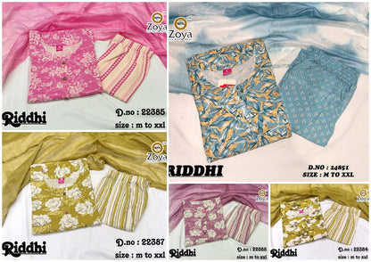 Riddhi 1006 Zoya Rayon Readymade Pant Style Suits Supplier Ahmedabad