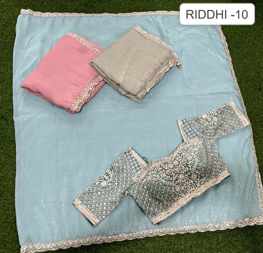 Riddhi 10 Kalpveli Mono Georgette Sarees Wholesale Rate