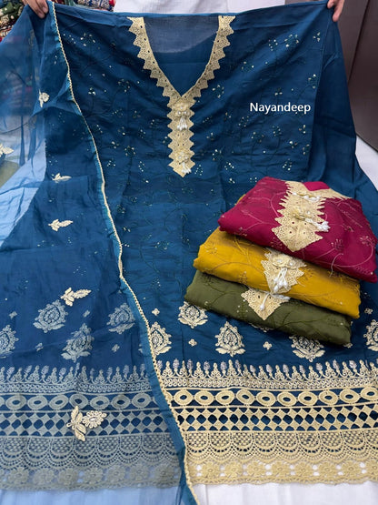 Riddhi Nayandeep Roman Salwar Suits Manufacturer Gujarat