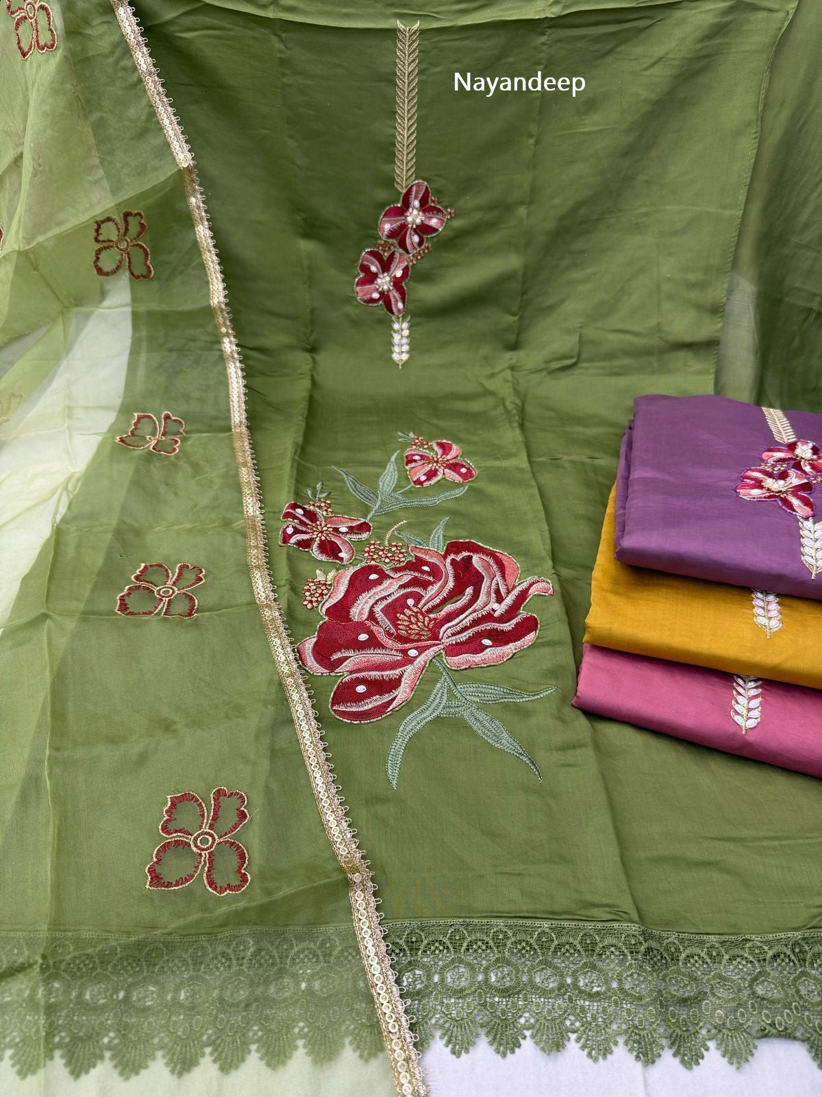 Riddhi Nayandeep Roman Salwar Suits Manufacturer Gujarat