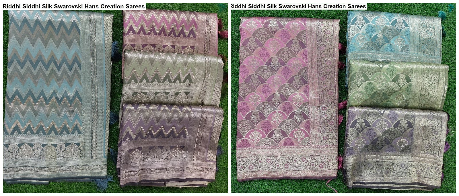 Riddhi Siddhi Silk Swarovski Hans Creation Silk Sarees Supplier Gujarat