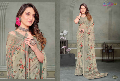 Riddhi Vol 10 Vipul Weightless Sarees Exporter India