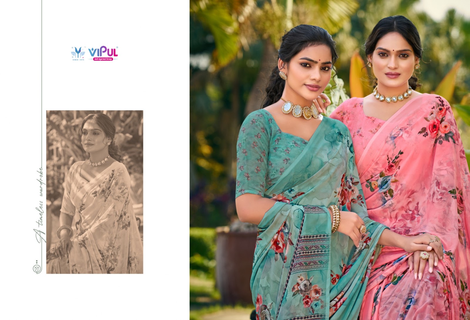 Riddhi Vol 15 Vipul Georgette Sarees Wholesaler India