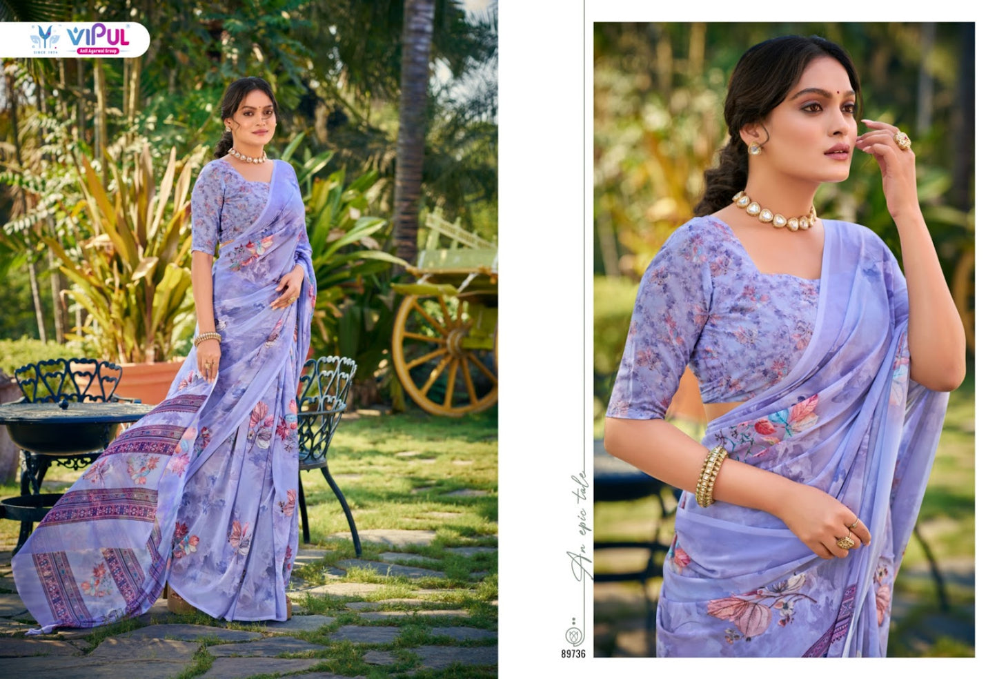 Riddhi Vol 15 Vipul Georgette Sarees Wholesaler India