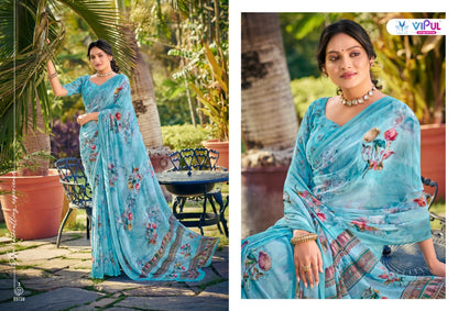 Riddhi Vol 15 Vipul Georgette Sarees Wholesaler India
