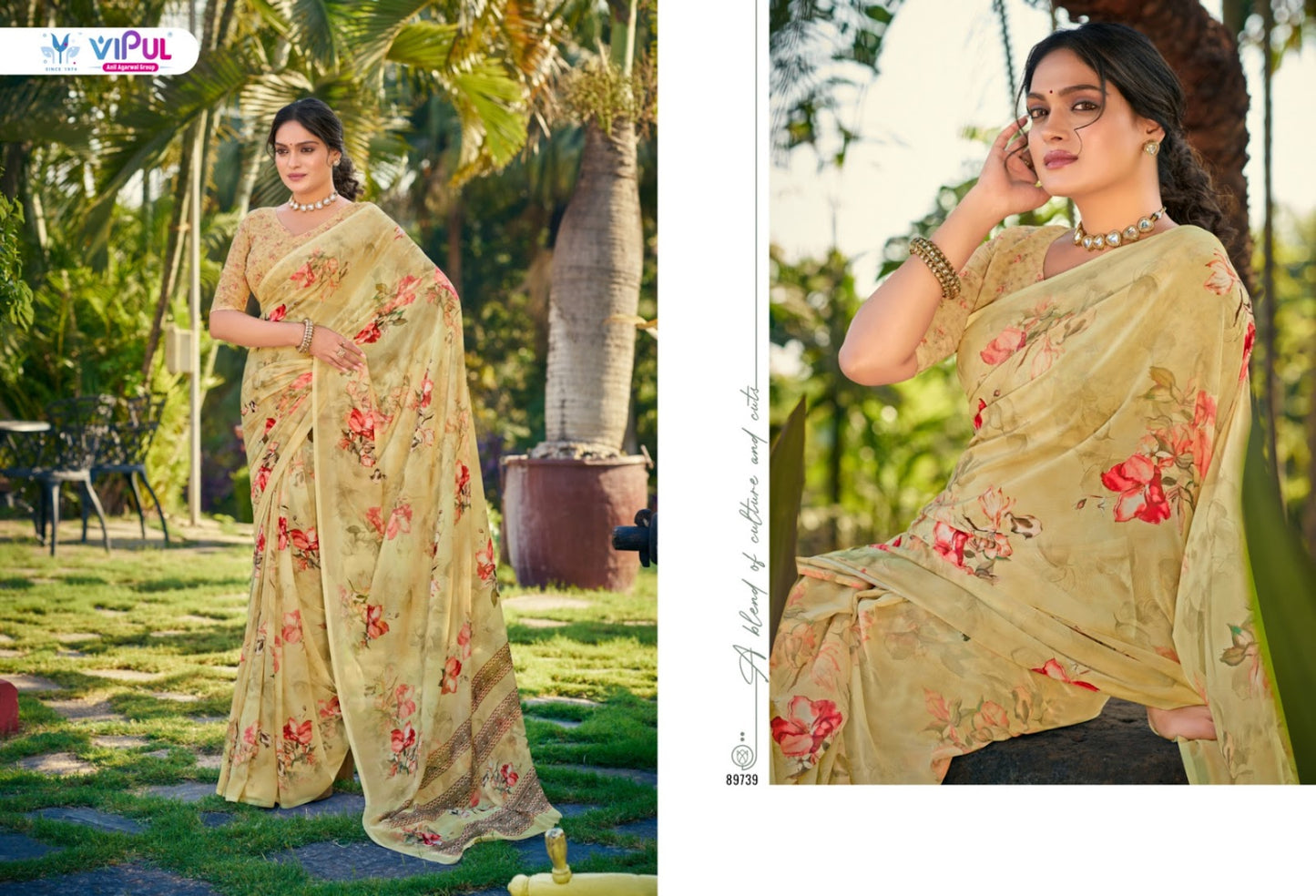 Riddhi Vol 15 Vipul Georgette Sarees Wholesaler India