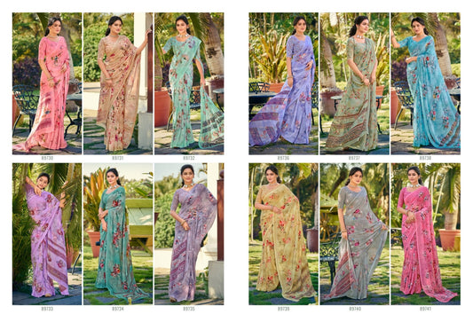 Riddhi Vol 15 Vipul Georgette Sarees Wholesaler India