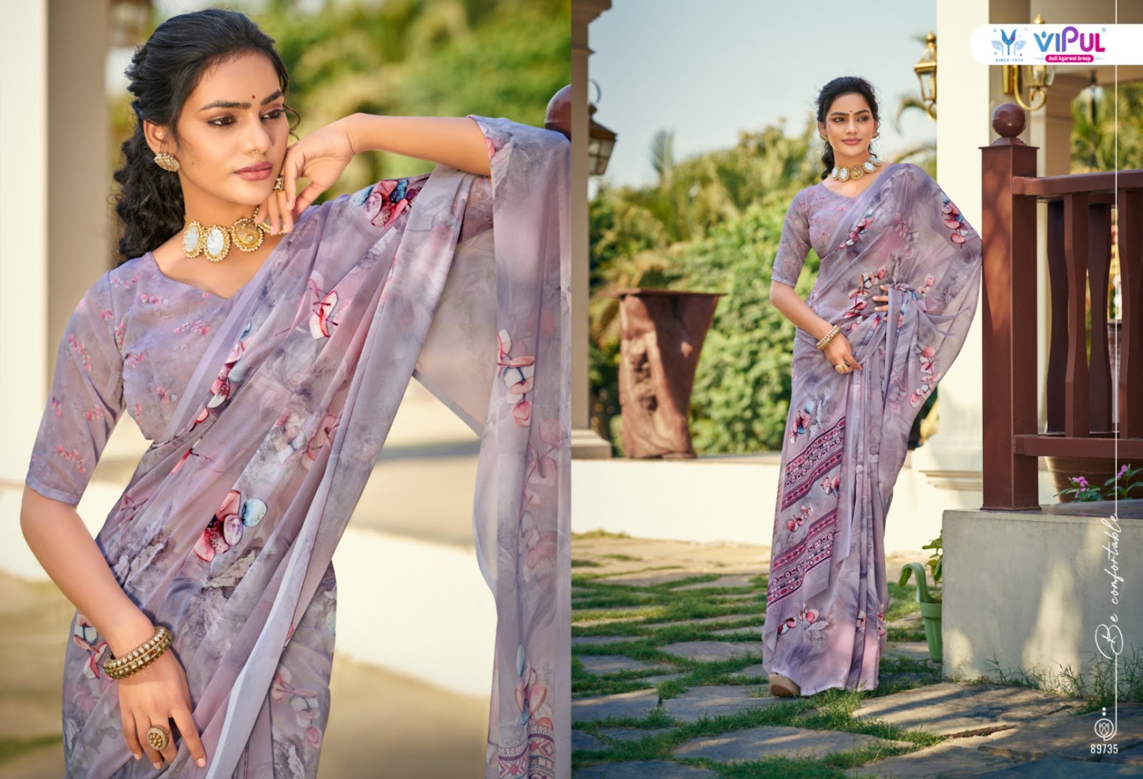 Riddhi Vol 15 Vipul Georgette Sarees Wholesaler India