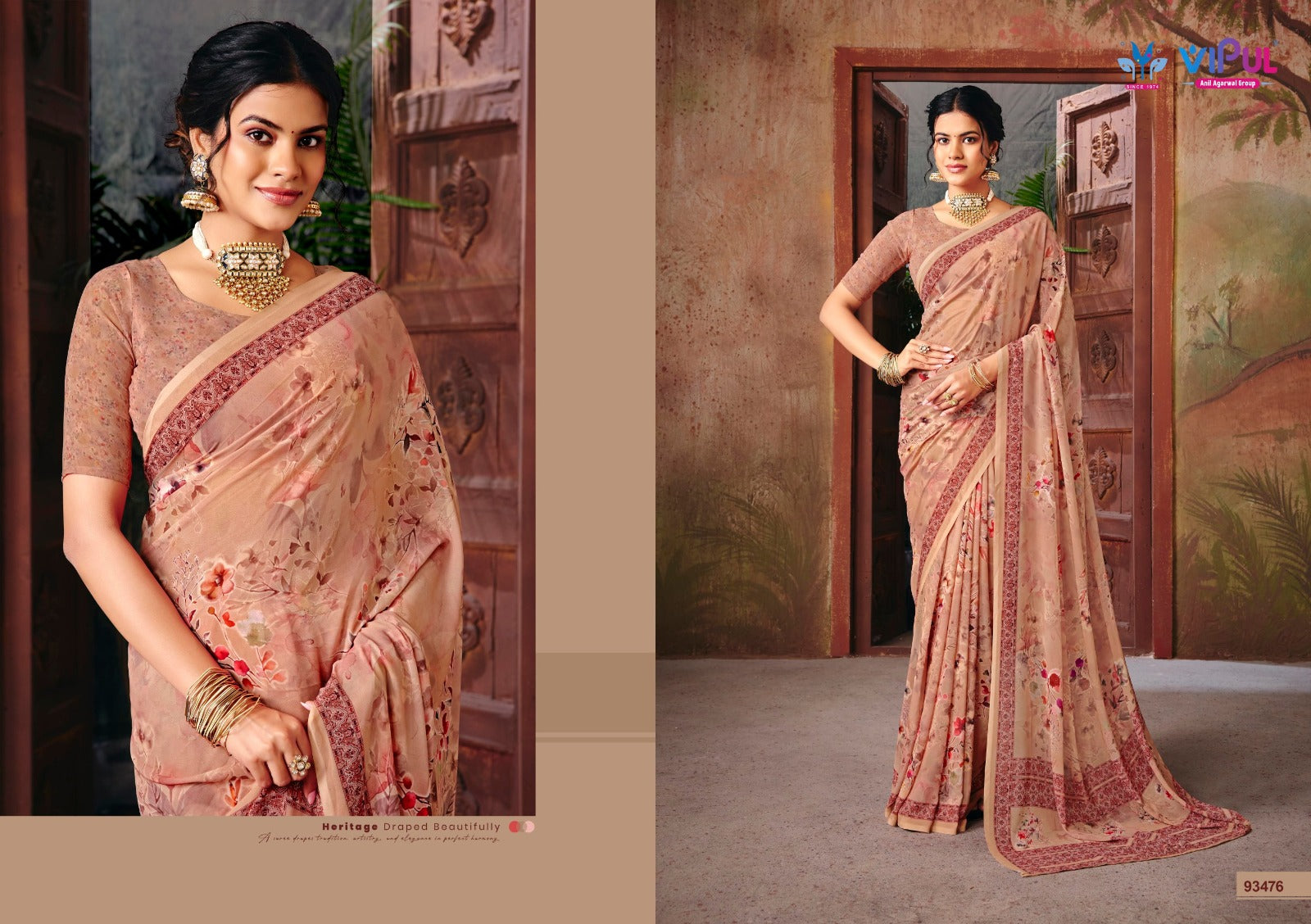Riddhi Vol 18 Vipul Georgette Sarees Wholesaler